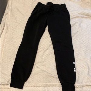 Black adidas sweat pants